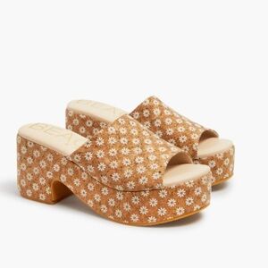 Matisse Brown Floral Platform Shoes